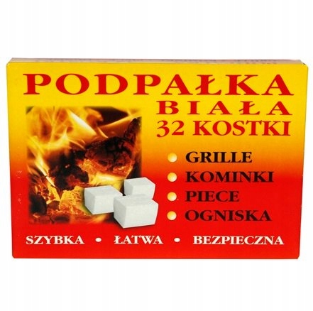 

Podpałka W Kostkach Biała 32SZT.