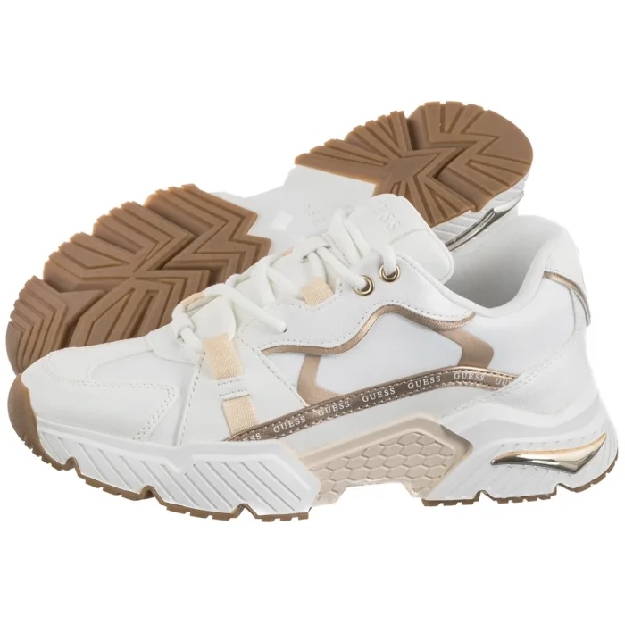 Dámské tenisky Guess Carrli Flgcai FAB12 White Bílé