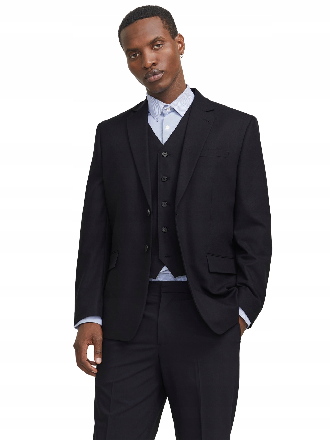 Jack&jones Černé Sako S Klasickými Kapsami 50 Jpa