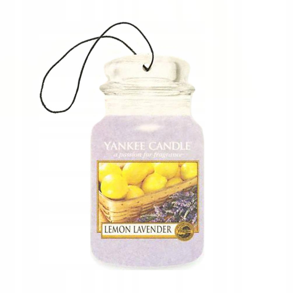 Yankee Candle Zawieszka do auta LEMON LAVENDER