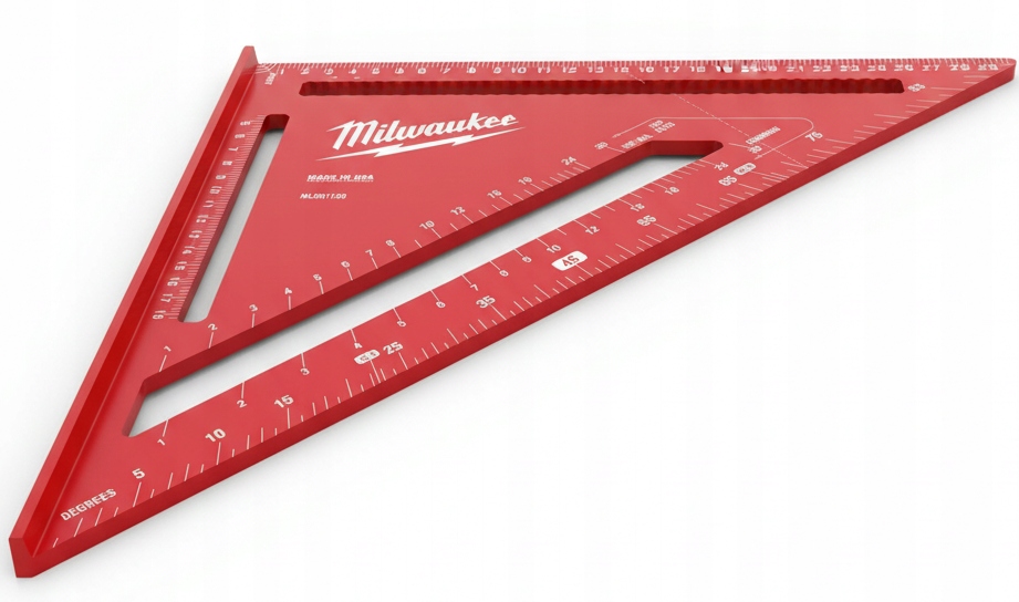 Kątownik ciesielski stolarski stopa Duży Milwaukee 4932498717 Made In Usa