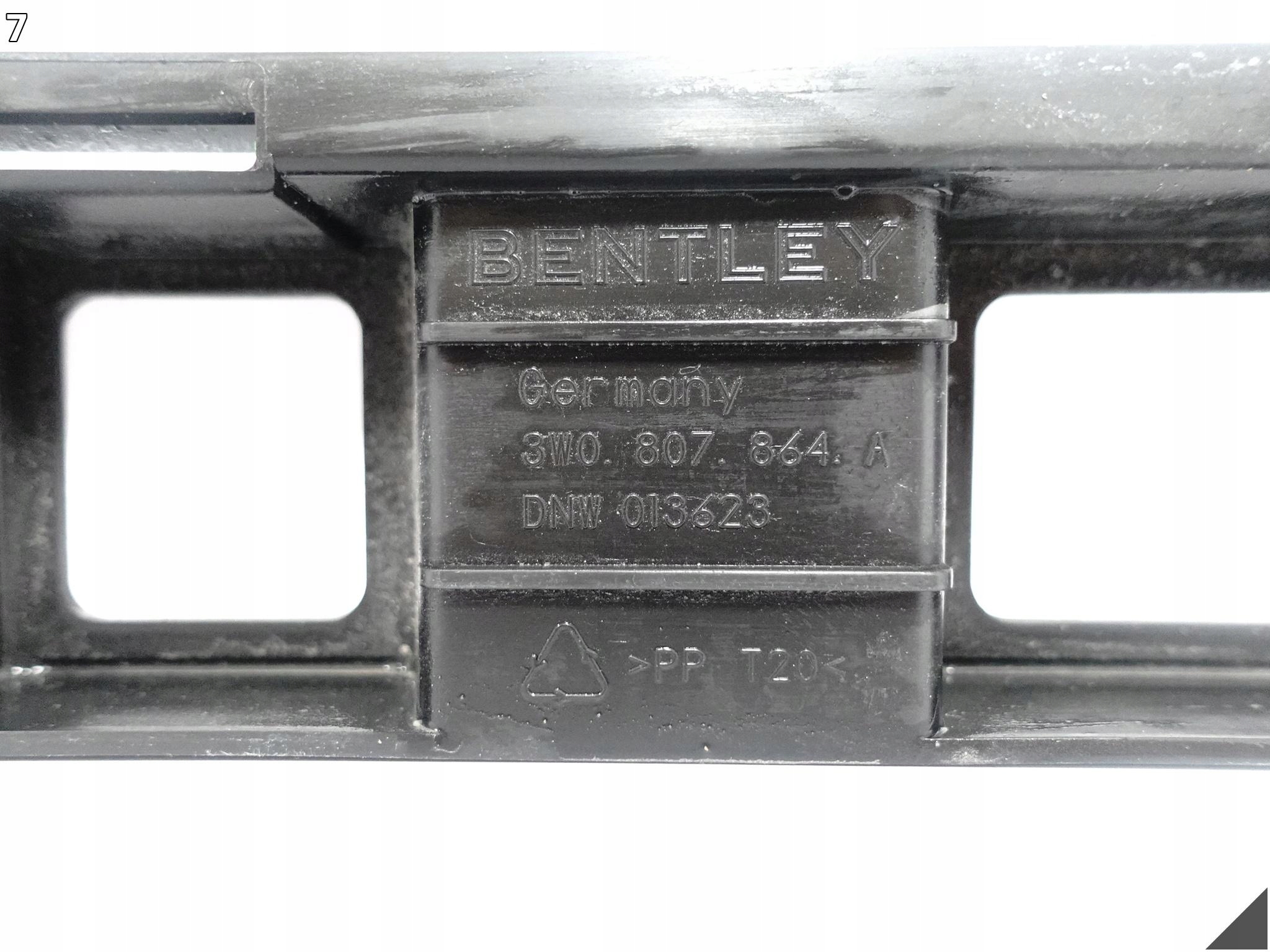 BENTLEY CONTINENTAL GT GTC 3W0 03-11 support holder bracket W bumper rear part