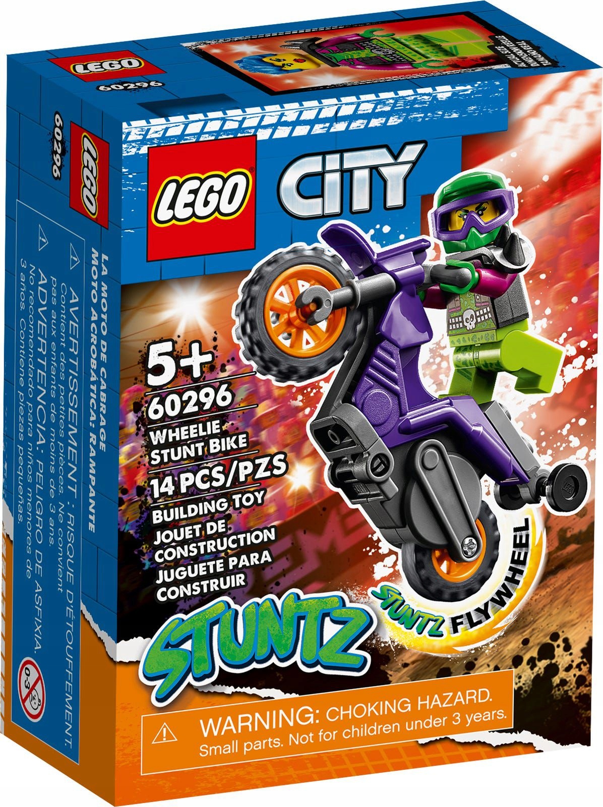 

Lego 60296 Wheelie na motocyklu kaskaderskim