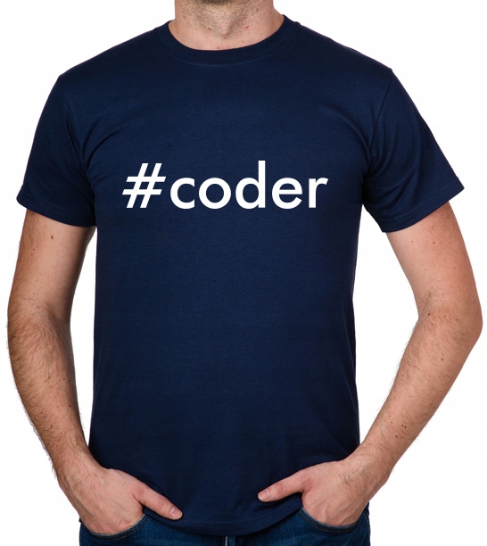 

koszulka #coder prezent