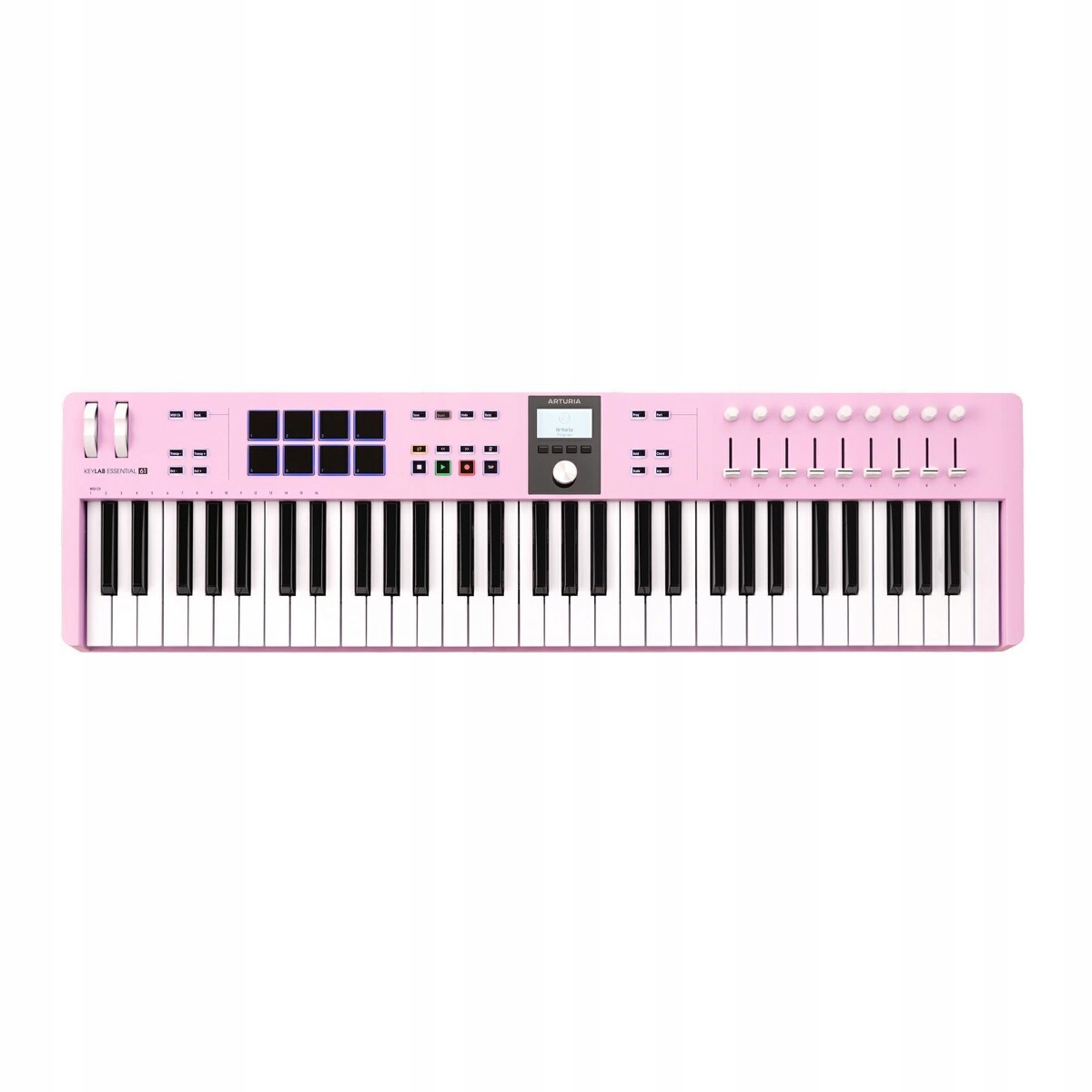 Arturia KeyLAB Essential 61 mk3 růžová křemenná MIDI klávesnice Soft