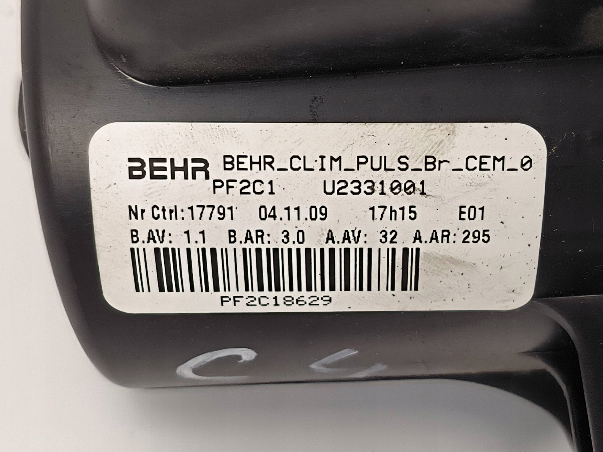 fan cab U2331001 CITROEN C4