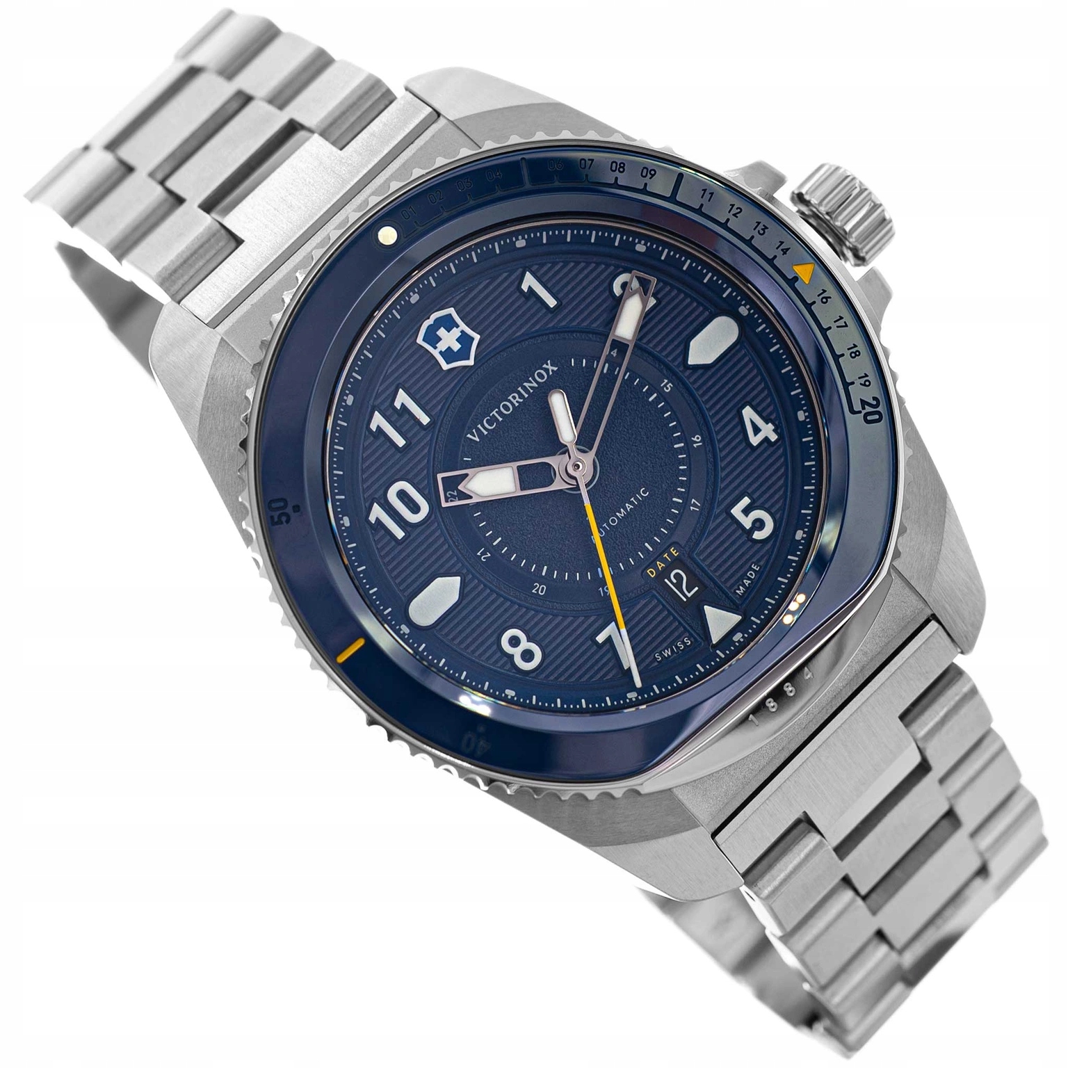 Pánské Hodinky Victorinox 242010 Journey 1884 Stříbrný Švýcarský Automat