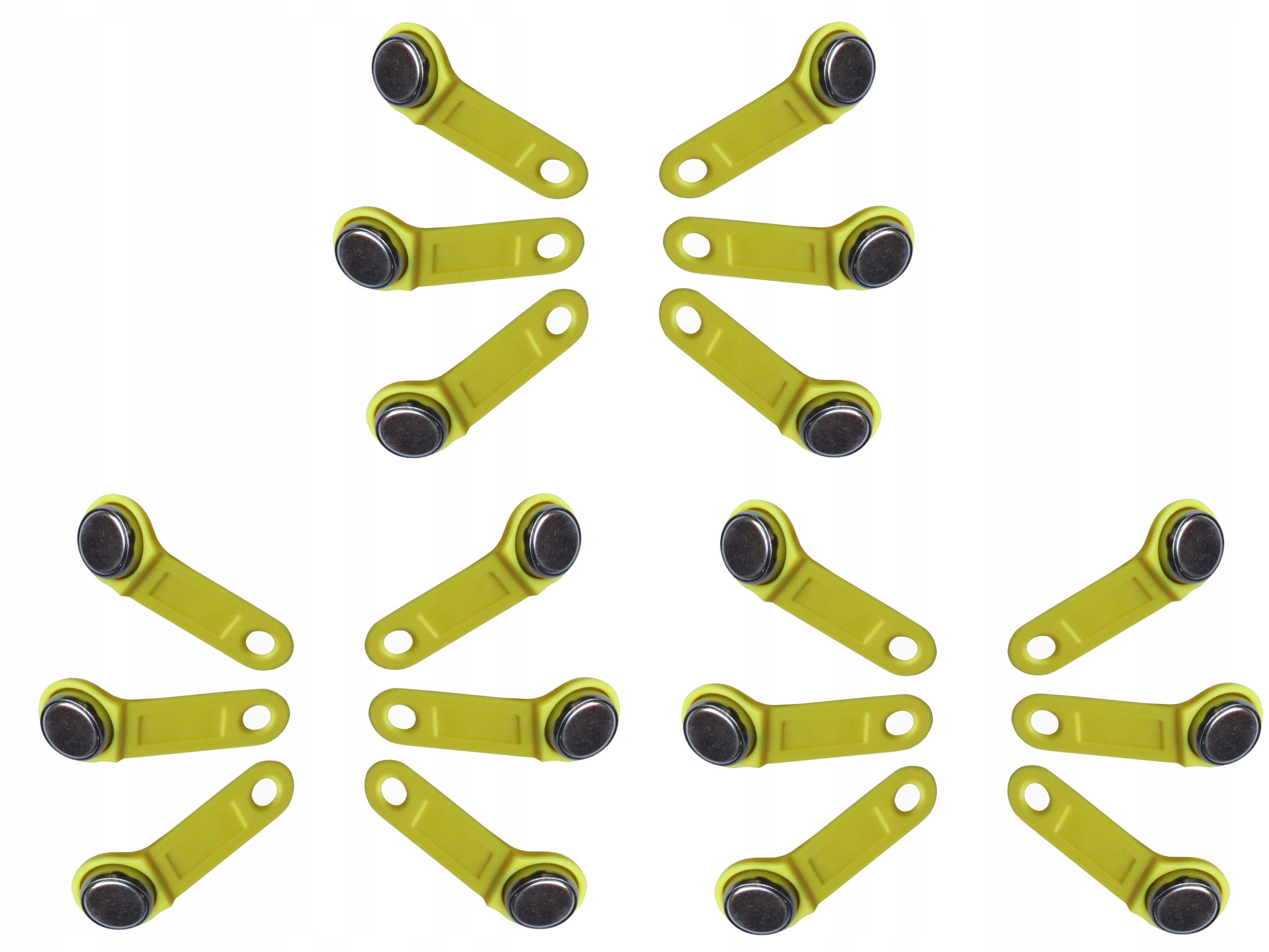 Přívěsek Na Klíče Pastilka pro Dallas iButton S0990 Cyfral Laskomex žlutá 300 kusů