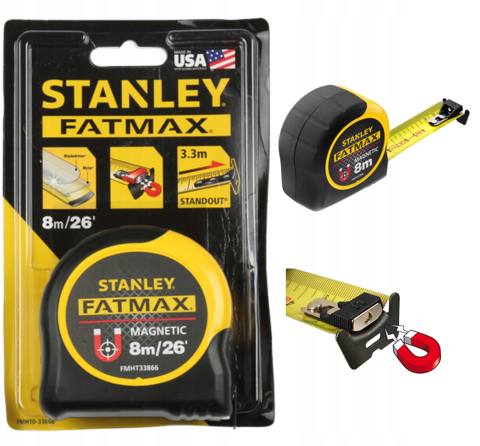 

Stanley Fatmax Miara Zwijana Magnes 8m FMHT0-33868