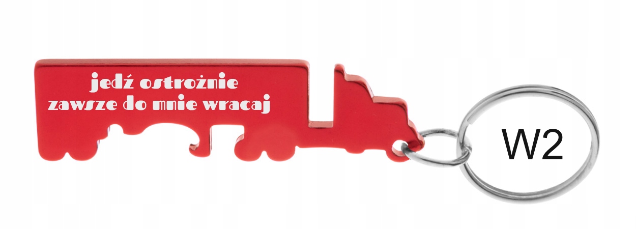 Brelok Tir ciężarówka grawer upominek otwieracz Marka Blue Collection