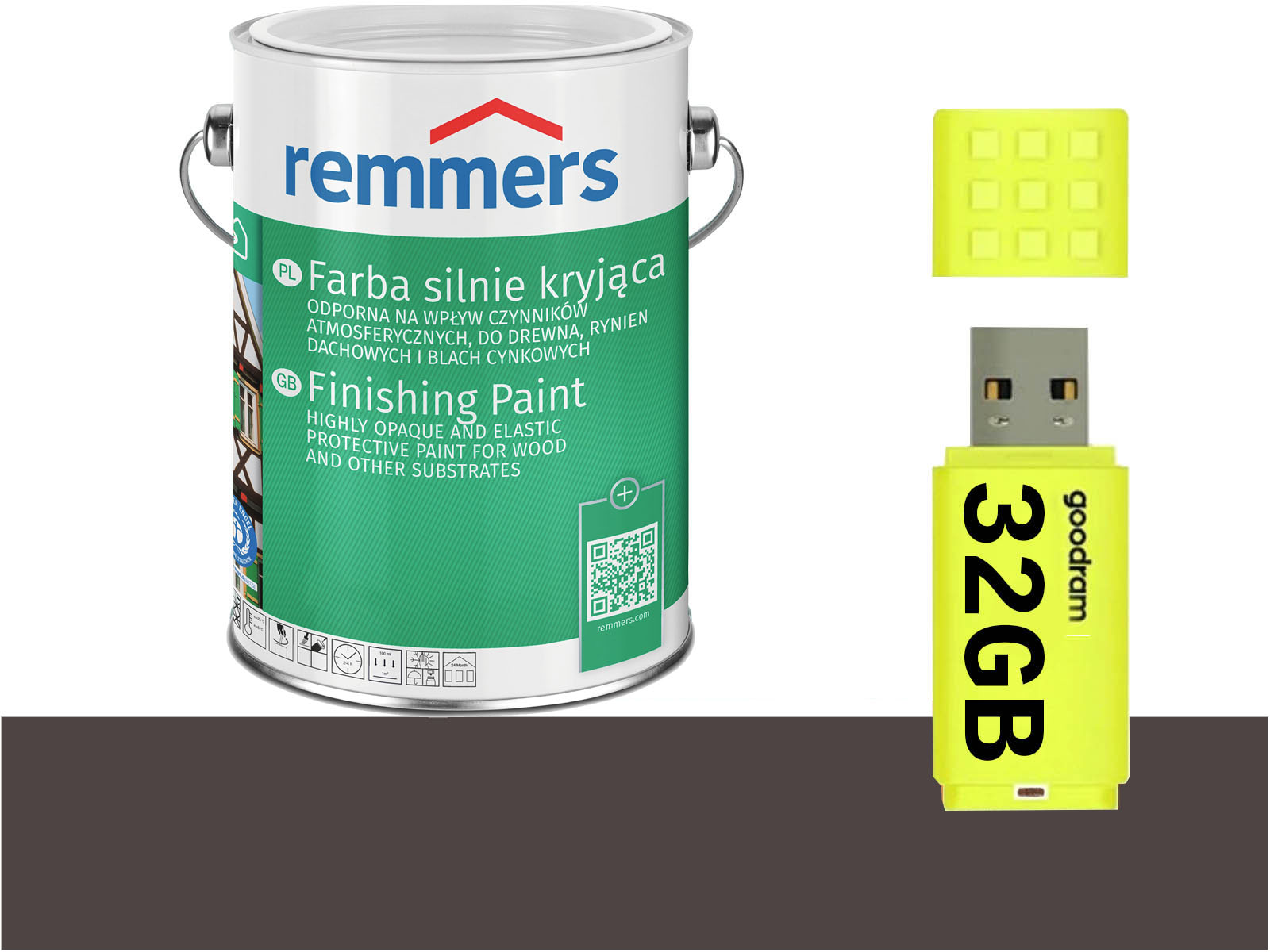 Remmers krycí barva na dřevo Tabáková 0,75L