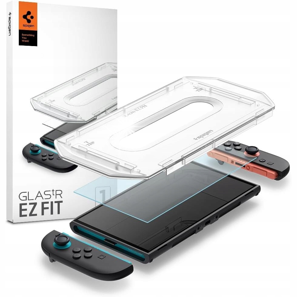 Szkło Ochronne SPIGEN EZ Fit do Nintendo Switch 2 Ochrona Ekranu +Aplikator