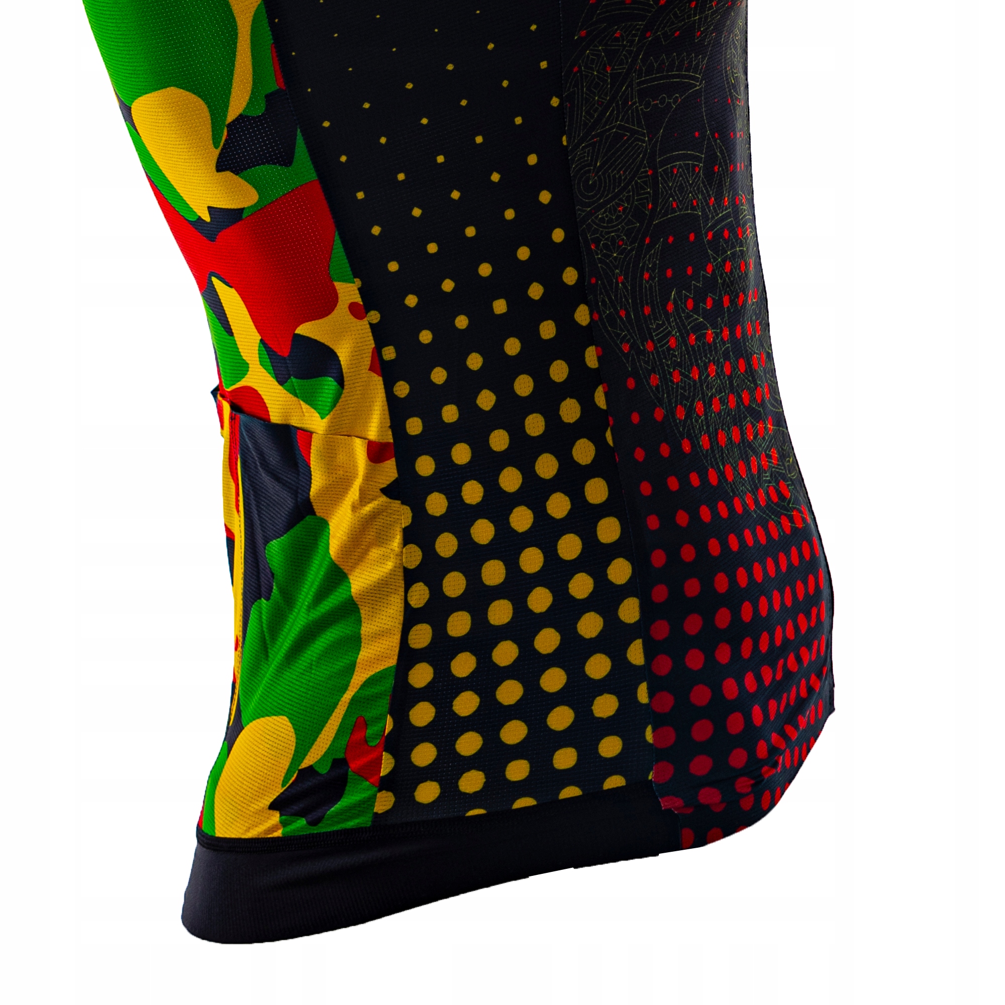 KAYMAQ M51 krój RACE męska koszulka rowerowa L Kolor dodatkowy zielony