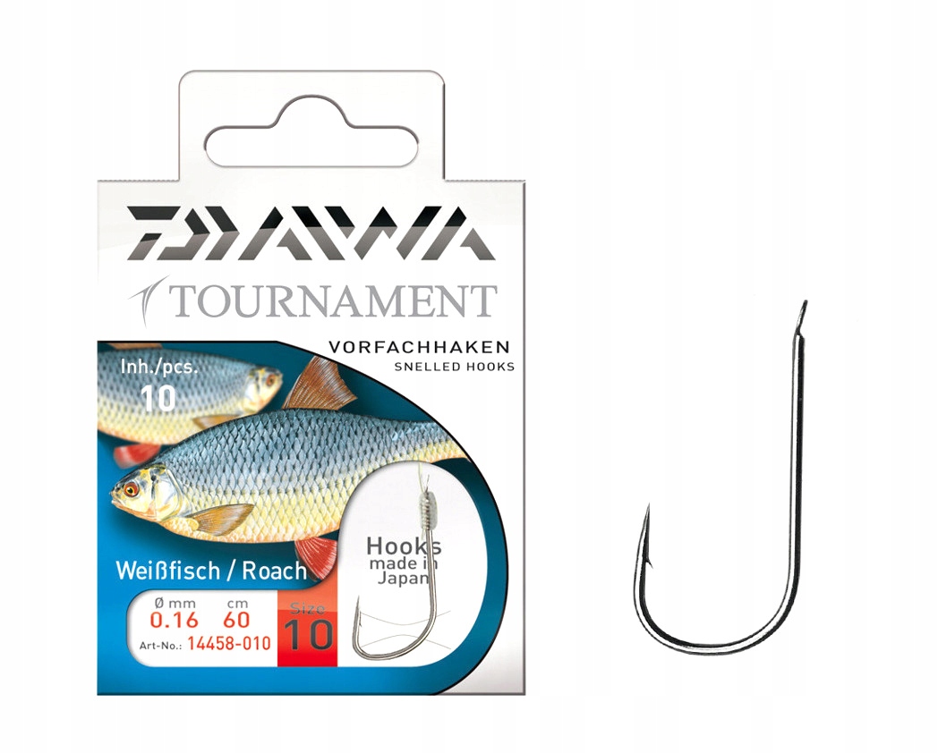 Haki Z Przyponem Daiwa Tournament B.ryba NR.12