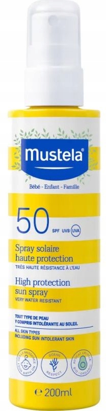 Mustela Sun Spray Spray Przeciwsłoneczny SPF50+ 200ml