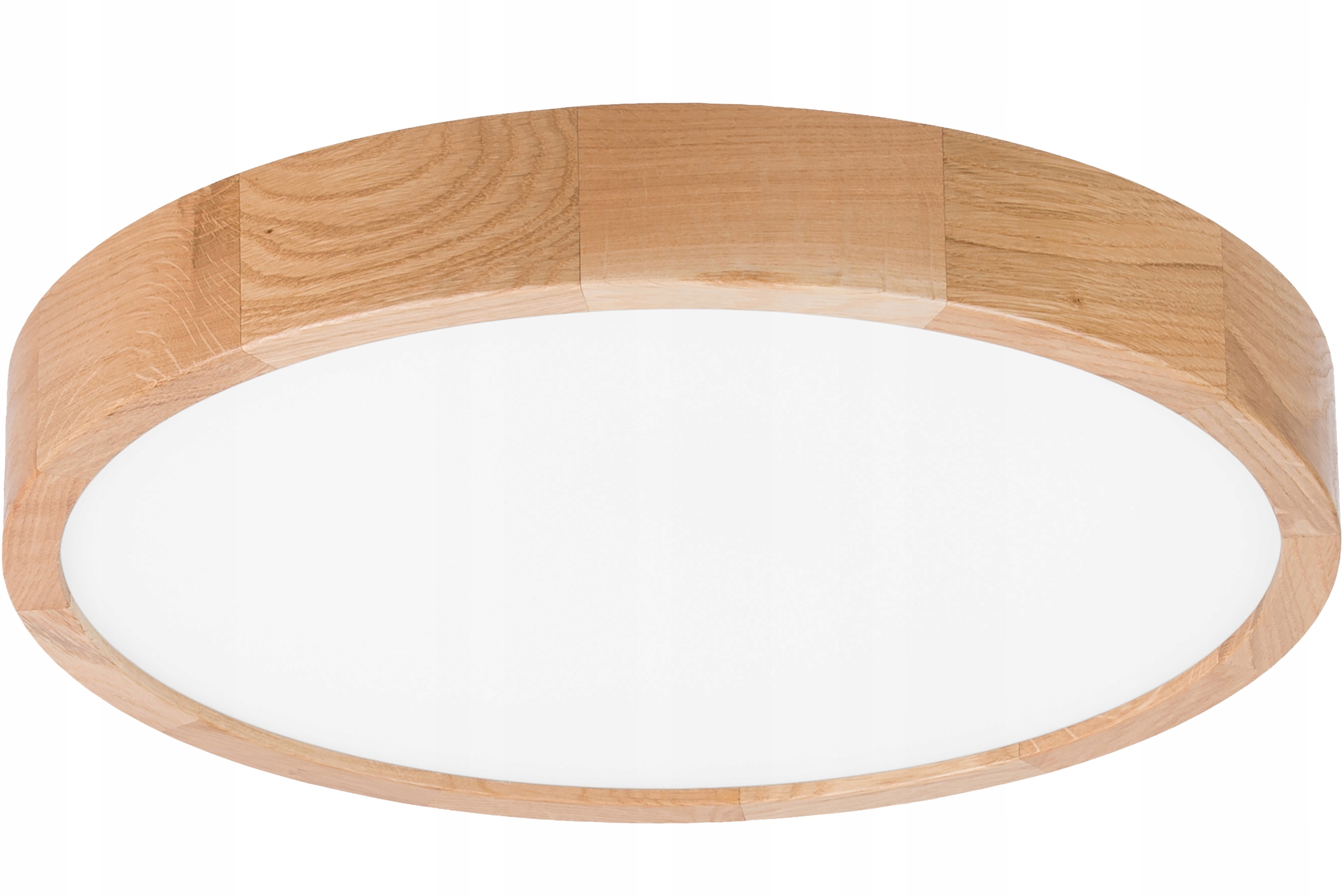 Lampa sufitowa Leja Plafon Led fi375 Dąb do salonu kuchni 4000K Stylowa