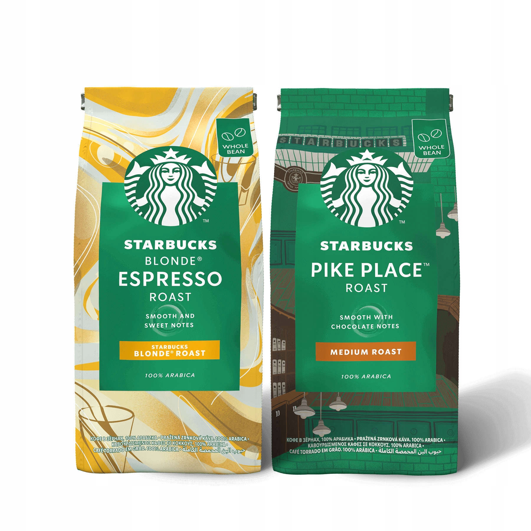 Kawa ziarnista Starbucks Blonde Espresso 450g Pike Place 450g