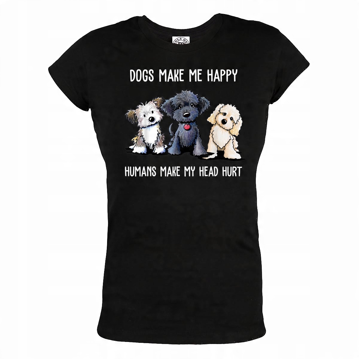 

Damska Koszulka Pies Psy Z Psem Dogs Make Me Happy