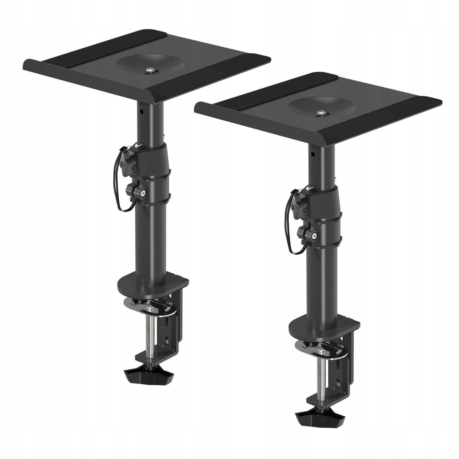Sloupový stativ pro reproduktory suptek 2ks, nastavitelný, 15 kg, černý R12