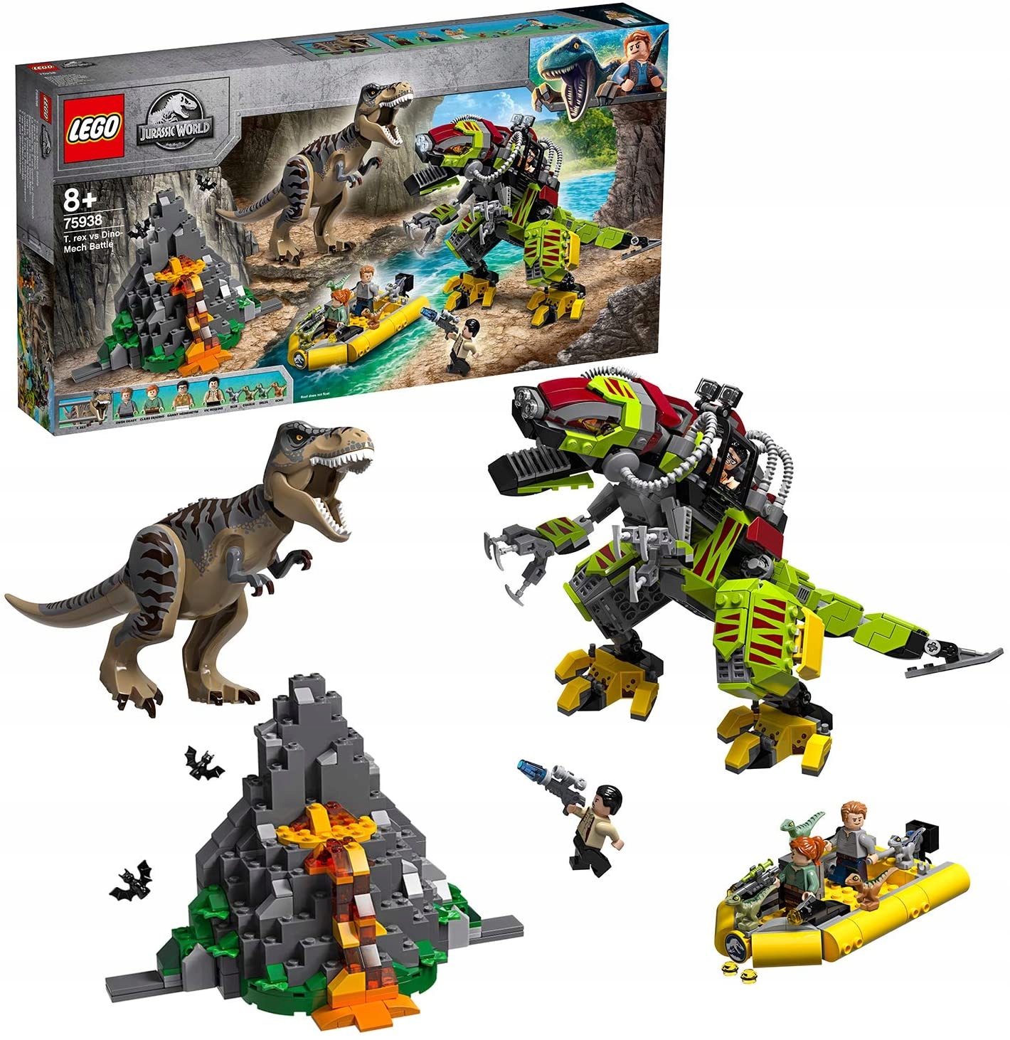Klocki Lego Jurassic World 75938 Tyranozaur kontra mechaniczny dinozaur