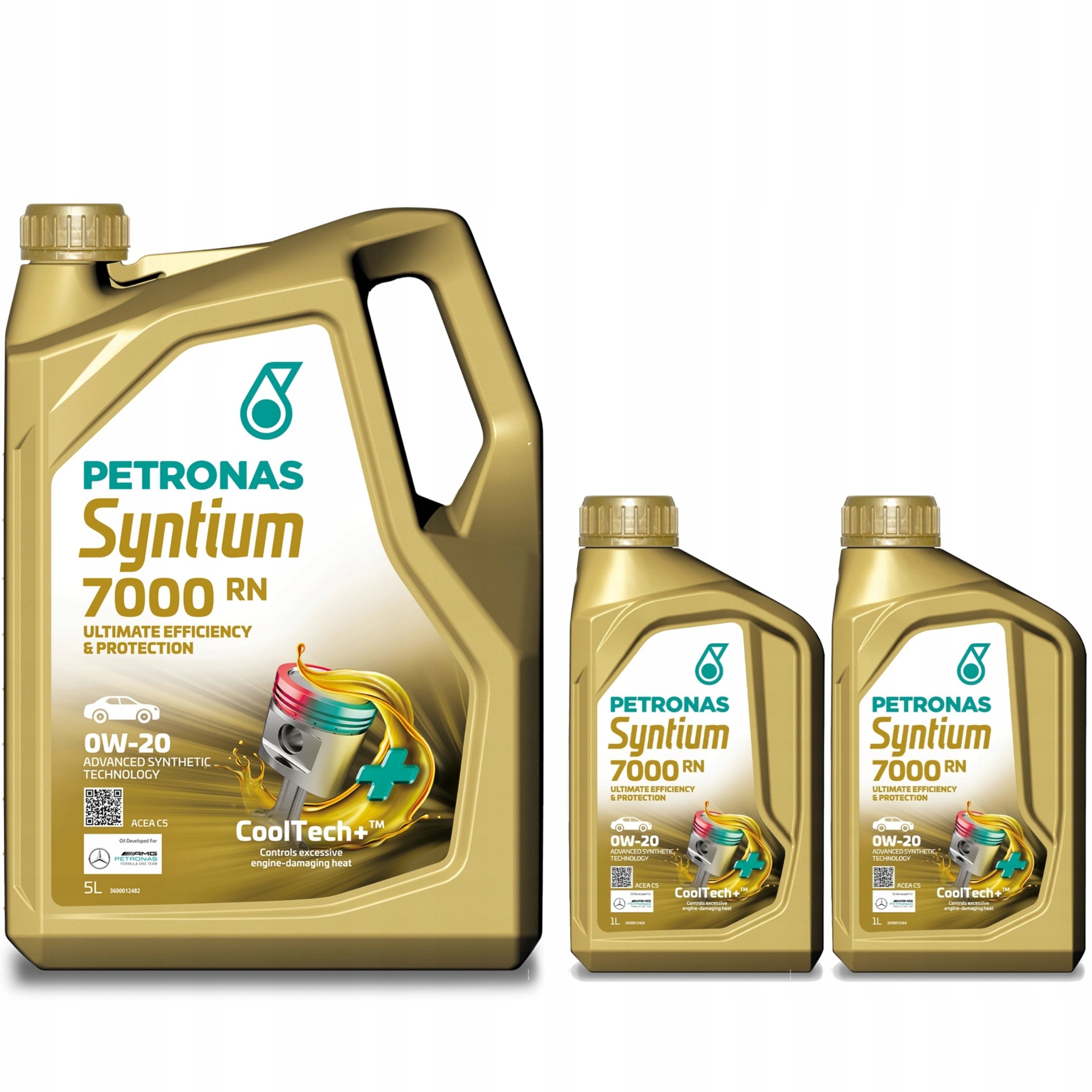 Petronas Syntium 7000RN 0W-20 Sp 5L Petronas Syntium 7000RN 0W-20 Sp 1Lx2