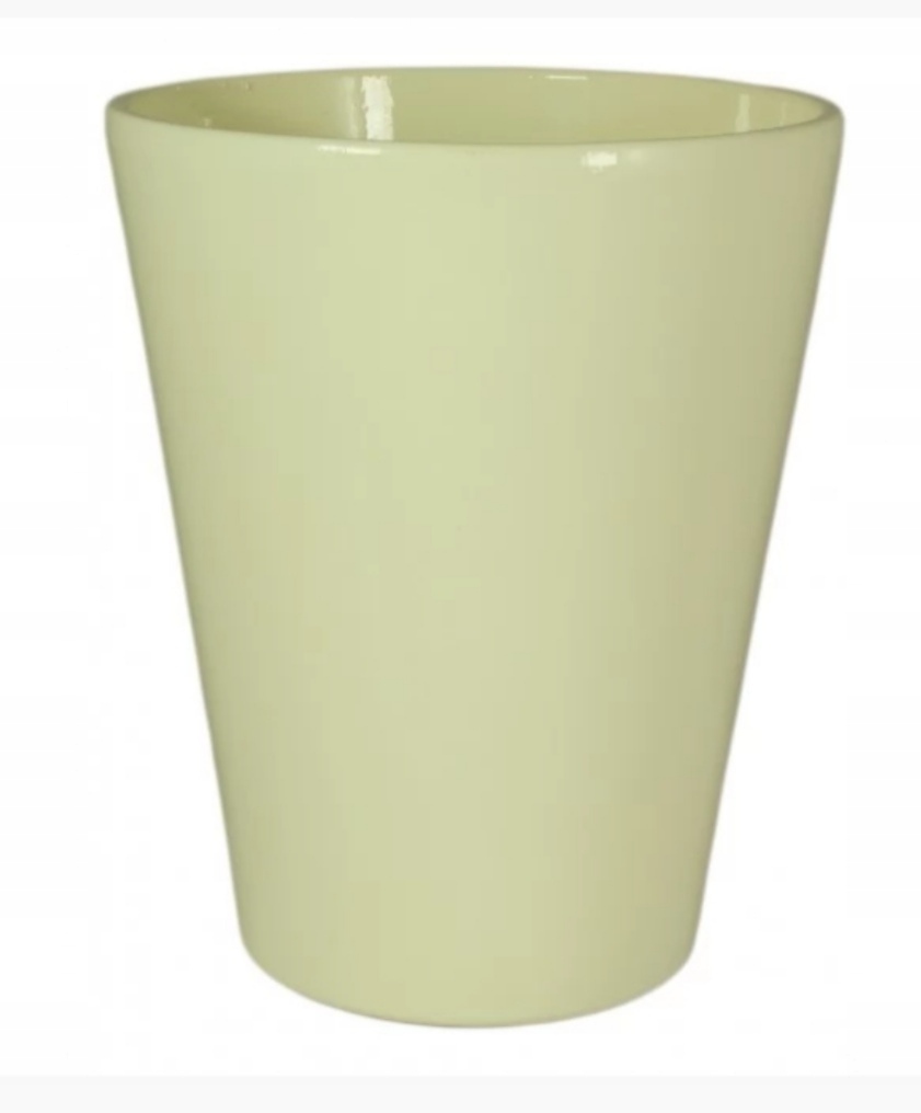 CERAMICZNA OSŁONKA DONICZKA STORCZYK KREM
