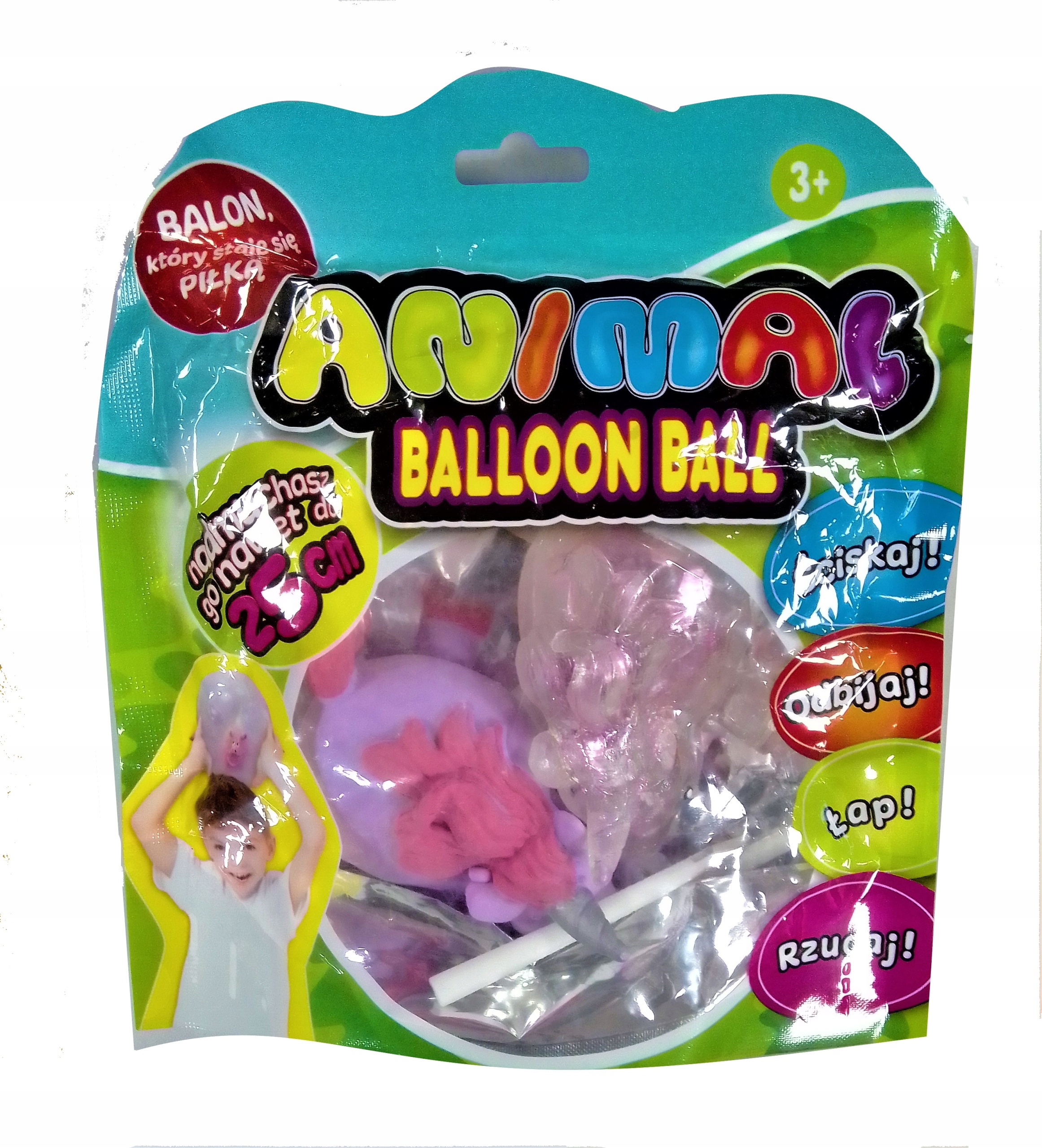 

Gumowa zabawka balon Duża do 25cm jednorożec