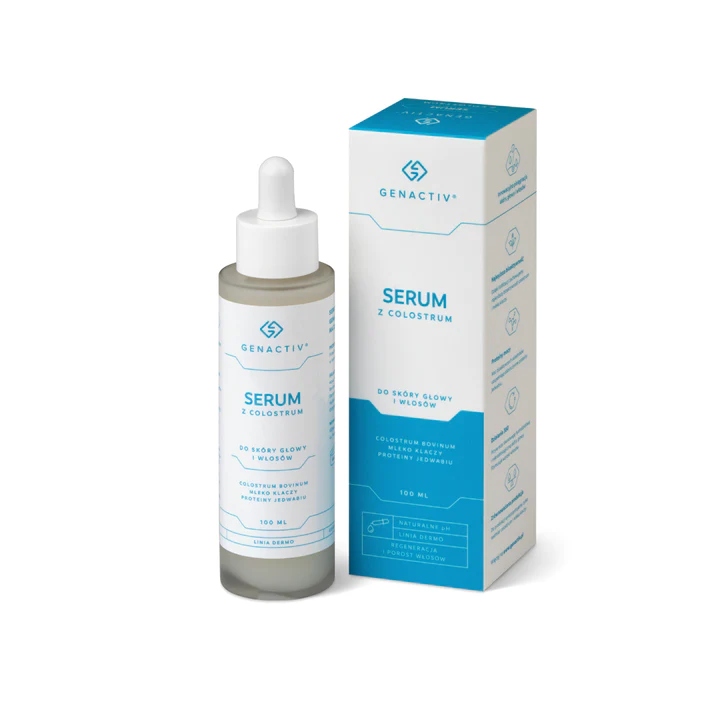 

Serum na wzrost włosów z Colostrum 100ml Genactiv