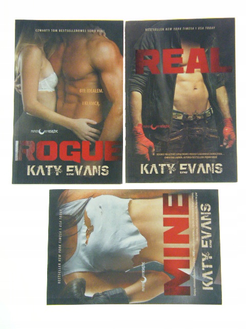 REAL ROGUE MINE KATY EVANS 3 SZTUKI