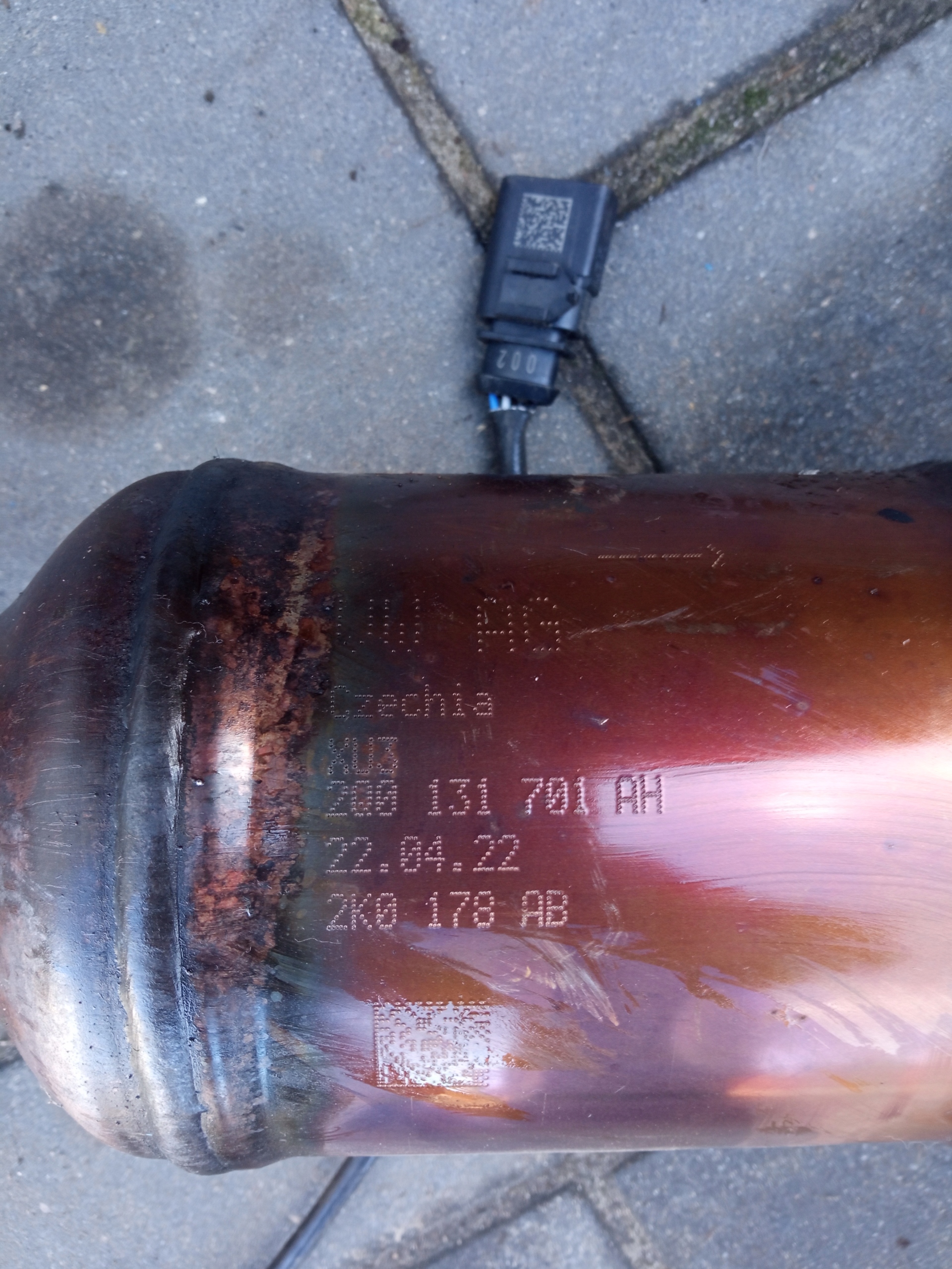KAMIQ 1.0 катализатор DPF