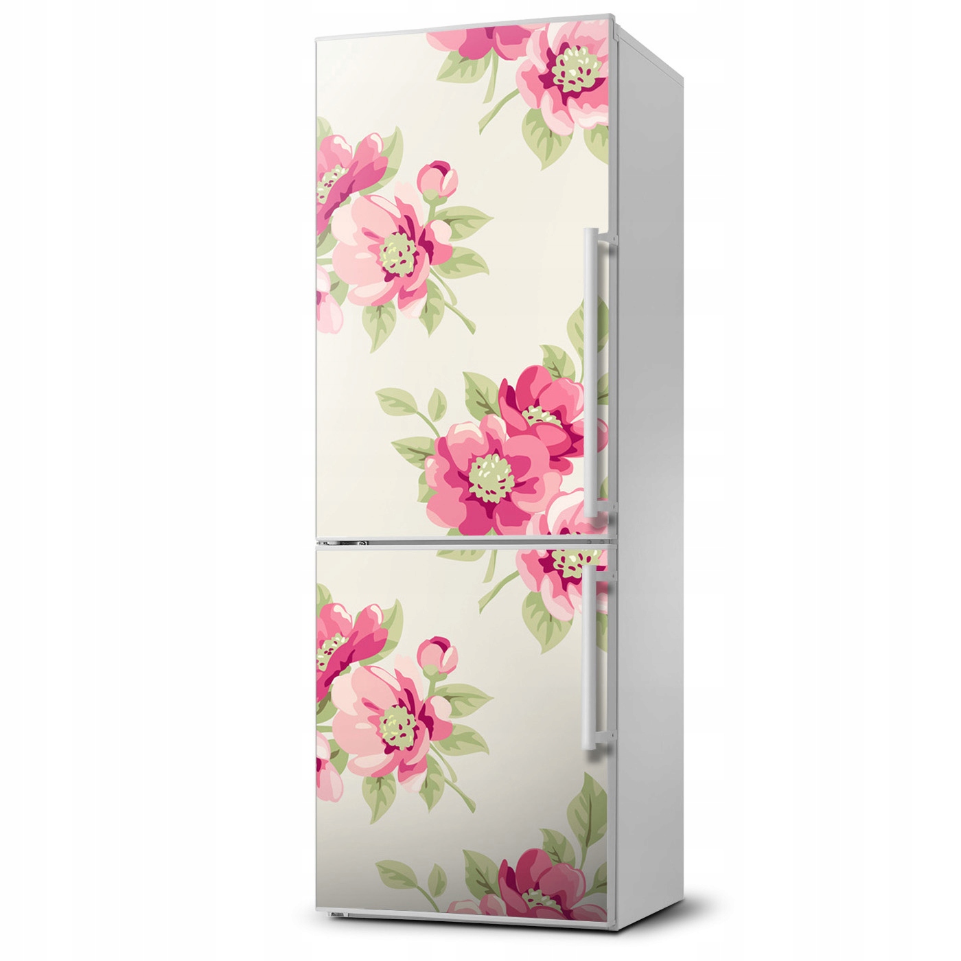 

Magnes magnetyczna lodówkę Różowe kwiaty 60x180