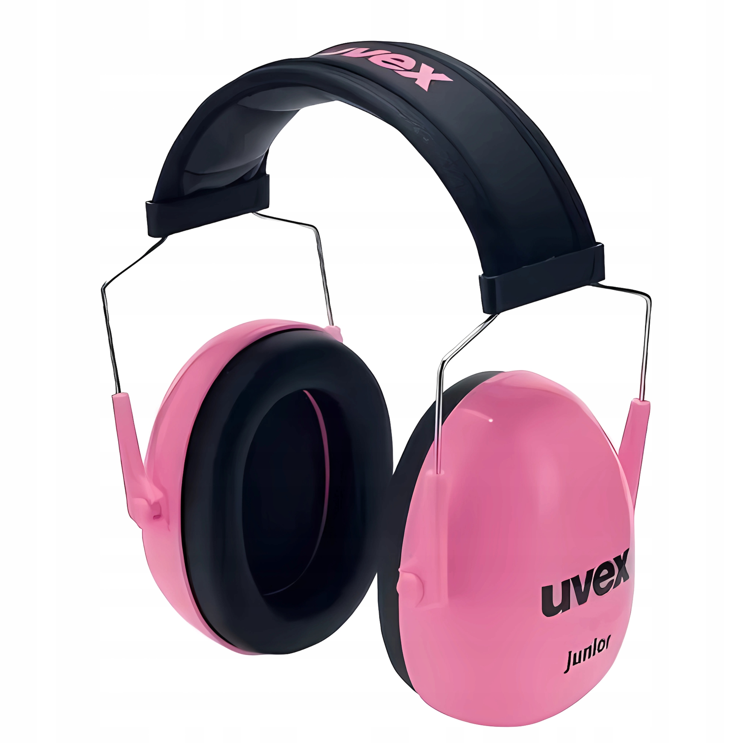 Ochronniki słuchu dla dzieci Słuchawki wygłuszające Różowe Regulacja Uvex