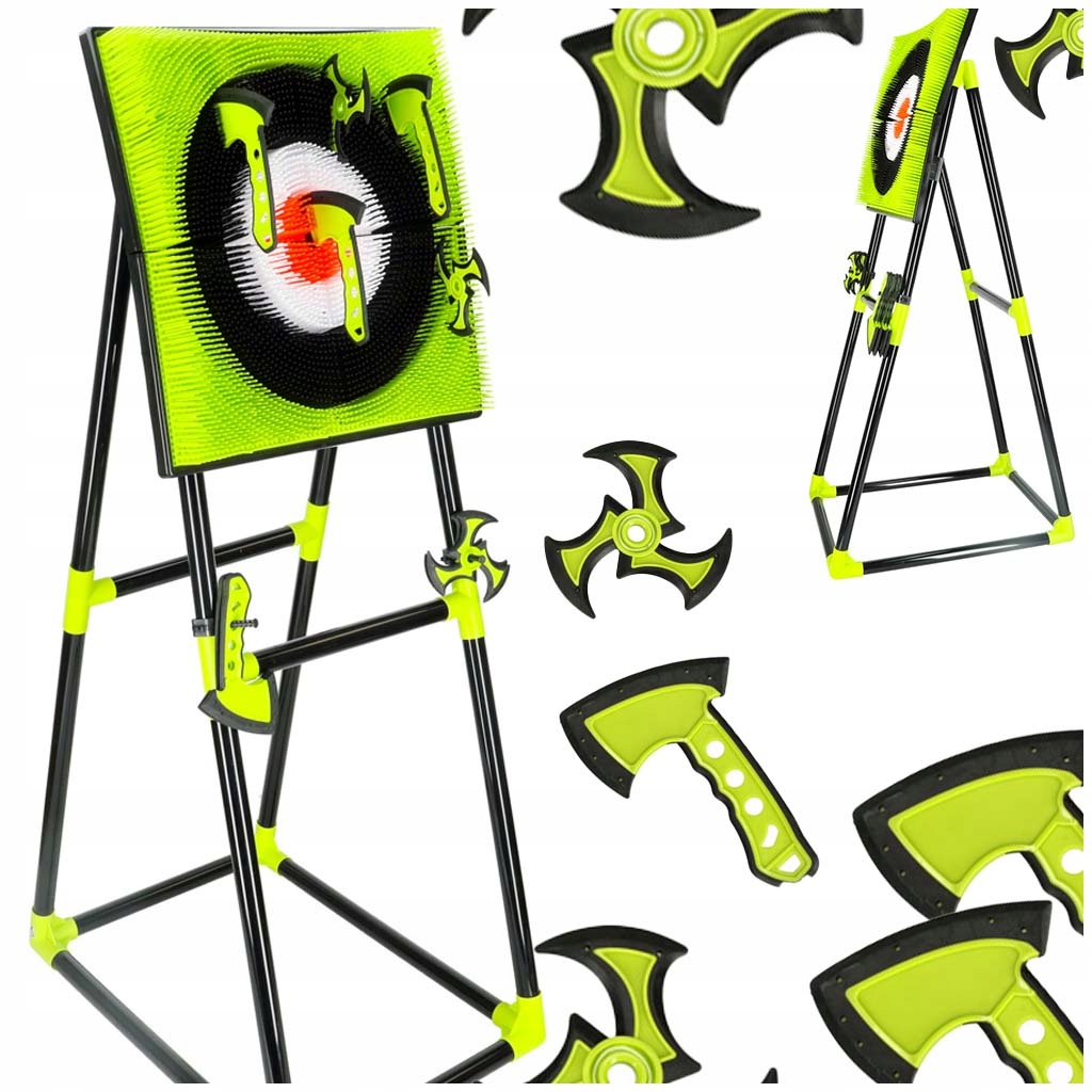 Štít Dart Silikonový Šipky Sekera Hvězdička Příslušenství Stojan Velký Sada