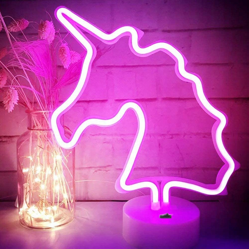 Lampka LED NEON JEDNOROŻEC USB/BATERIE na PREZENT Rodzaj lampka