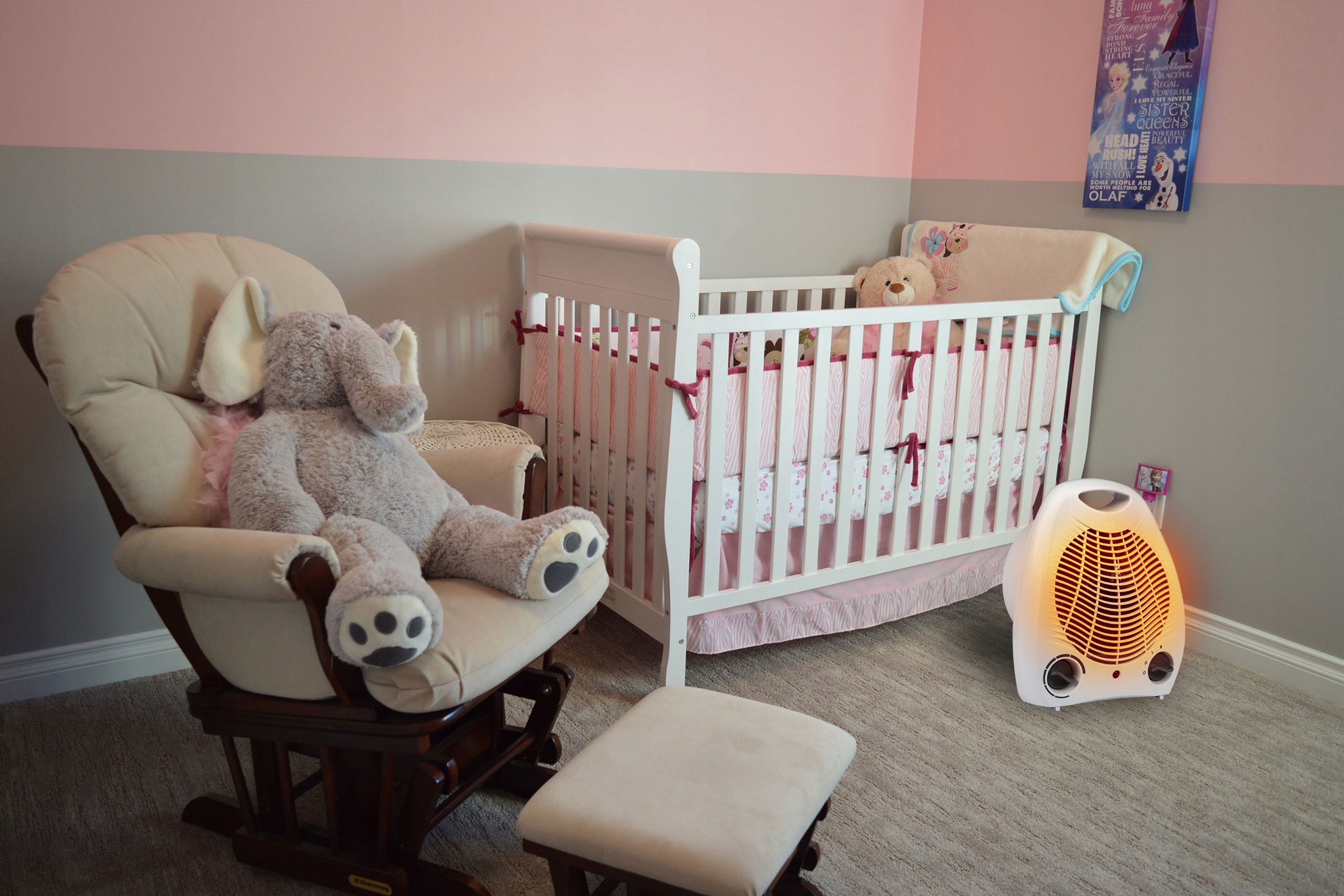 MOCNY TERMOWENTYLATOR ELEKTRYCZNY FARELKA GRZ Marka inna