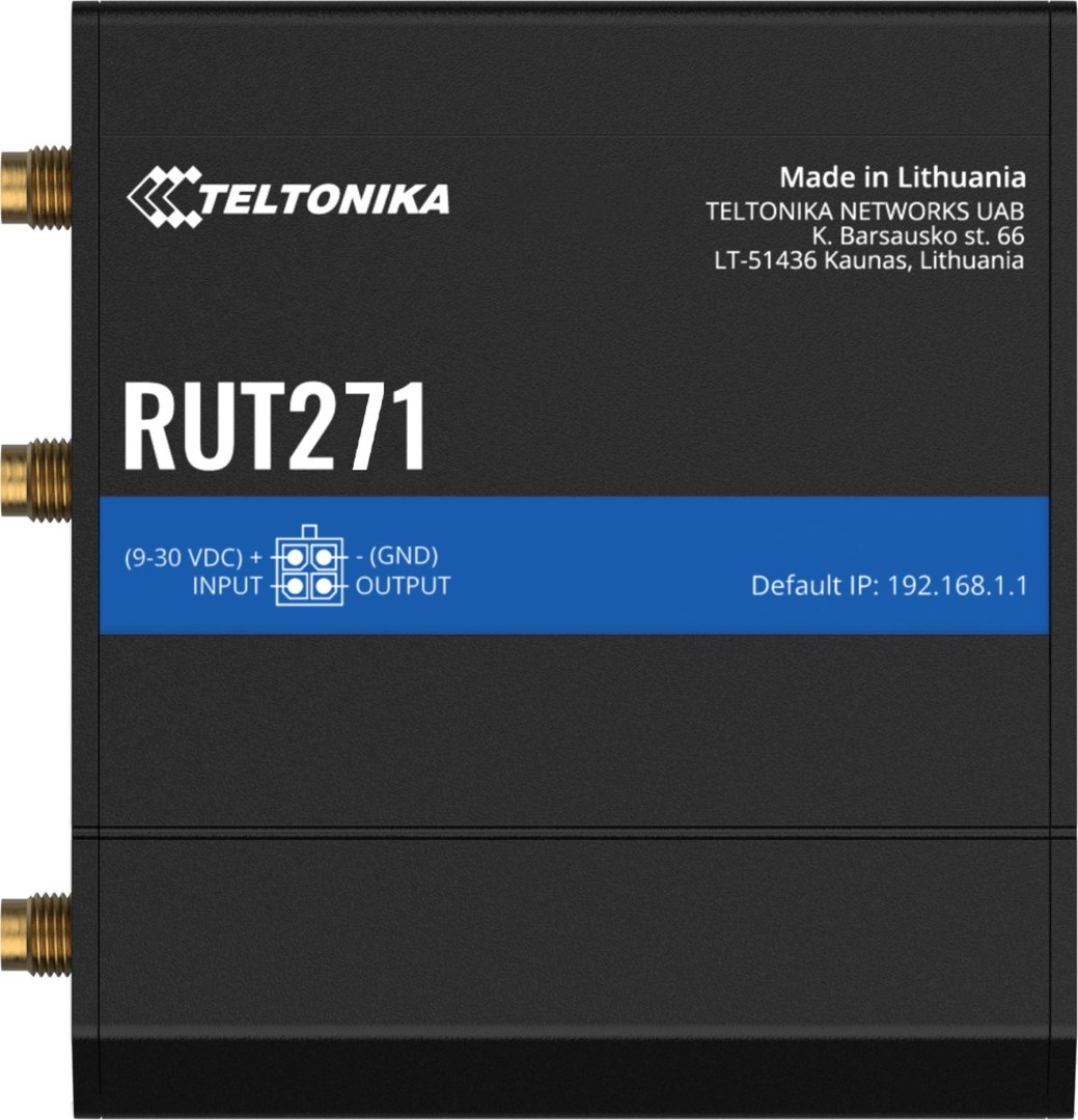 Teltonika RUT271 průmyslový router 5G RedCup (RUT271000000)