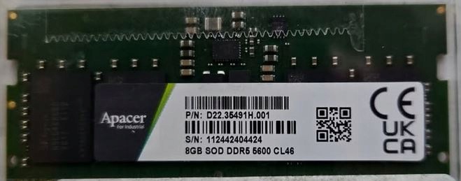 paměť Ram DDR5 8 Gb 5600 CL46 Apacer Sodimm