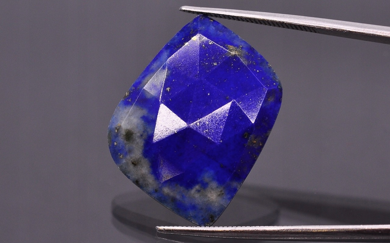 Lapis lazuli rozeta fantazijní 20x16,5 mm
