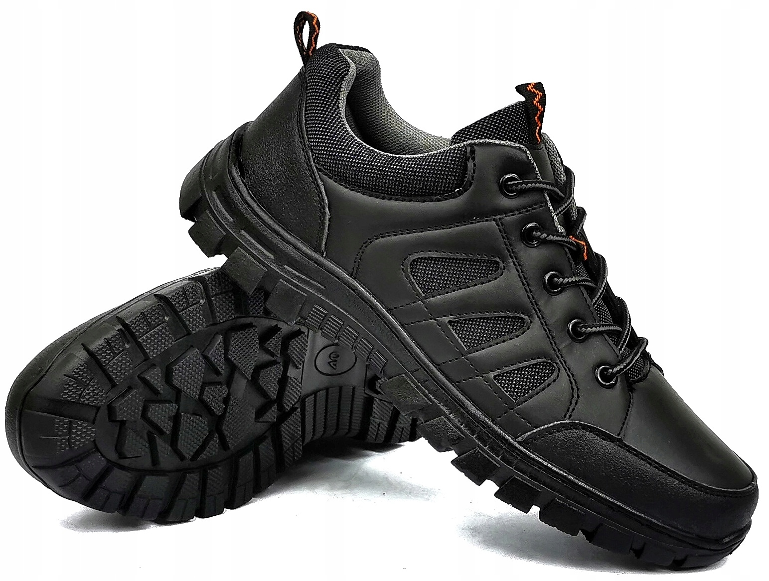 MĘSKIE TREKINNGOWE ROBOCZE CZARNE BUTY SPORTOWE 44