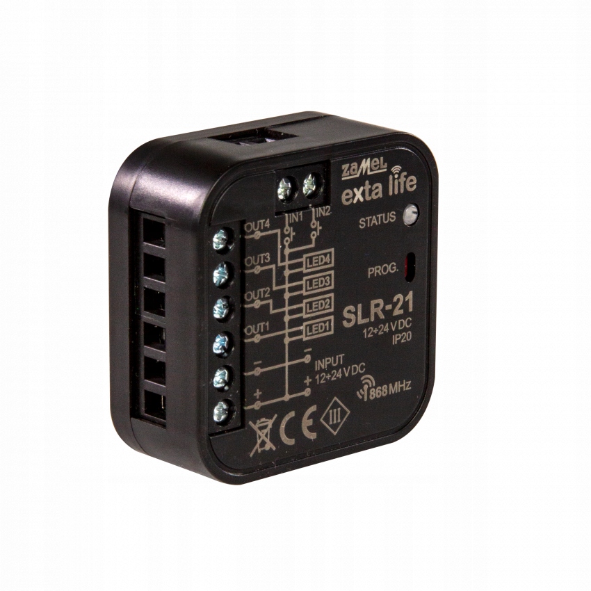 

Sterownik Led 4-kanałowy SLR-21 Exta Life Zamel