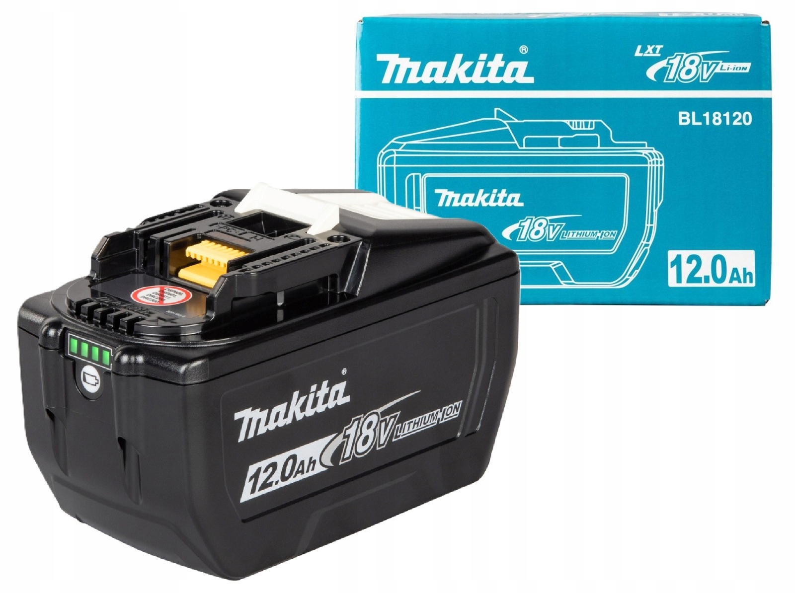 Makita BL18120B Akumulator Lxt 18V 12,0Ah Li-Ion bateria 1915J2-8 12Ah