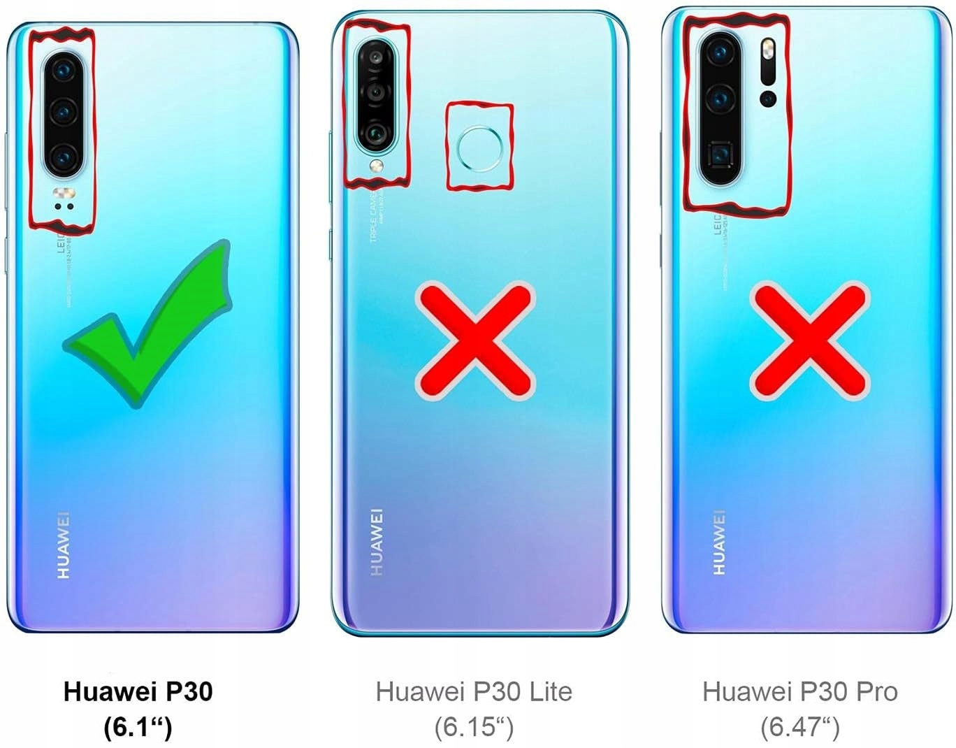 ETUI PANCERNE SHOCKPROOF DO HUAWEI P30 +SZKŁO Marka Inna
