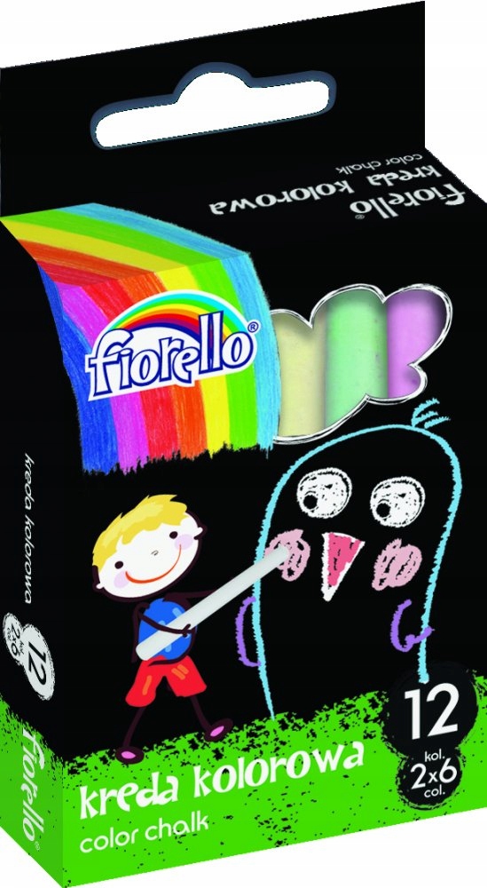 KREDA KOLOROWA FIORELLO 12 SZTUK