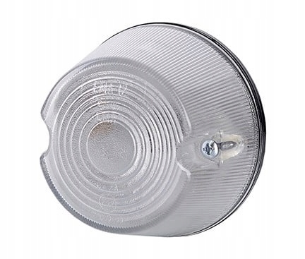 LAMPA OBRYSOWA OKRĄGŁA BIAŁA LO 012 HORPOL 77x48 PRODUKT POLSKI