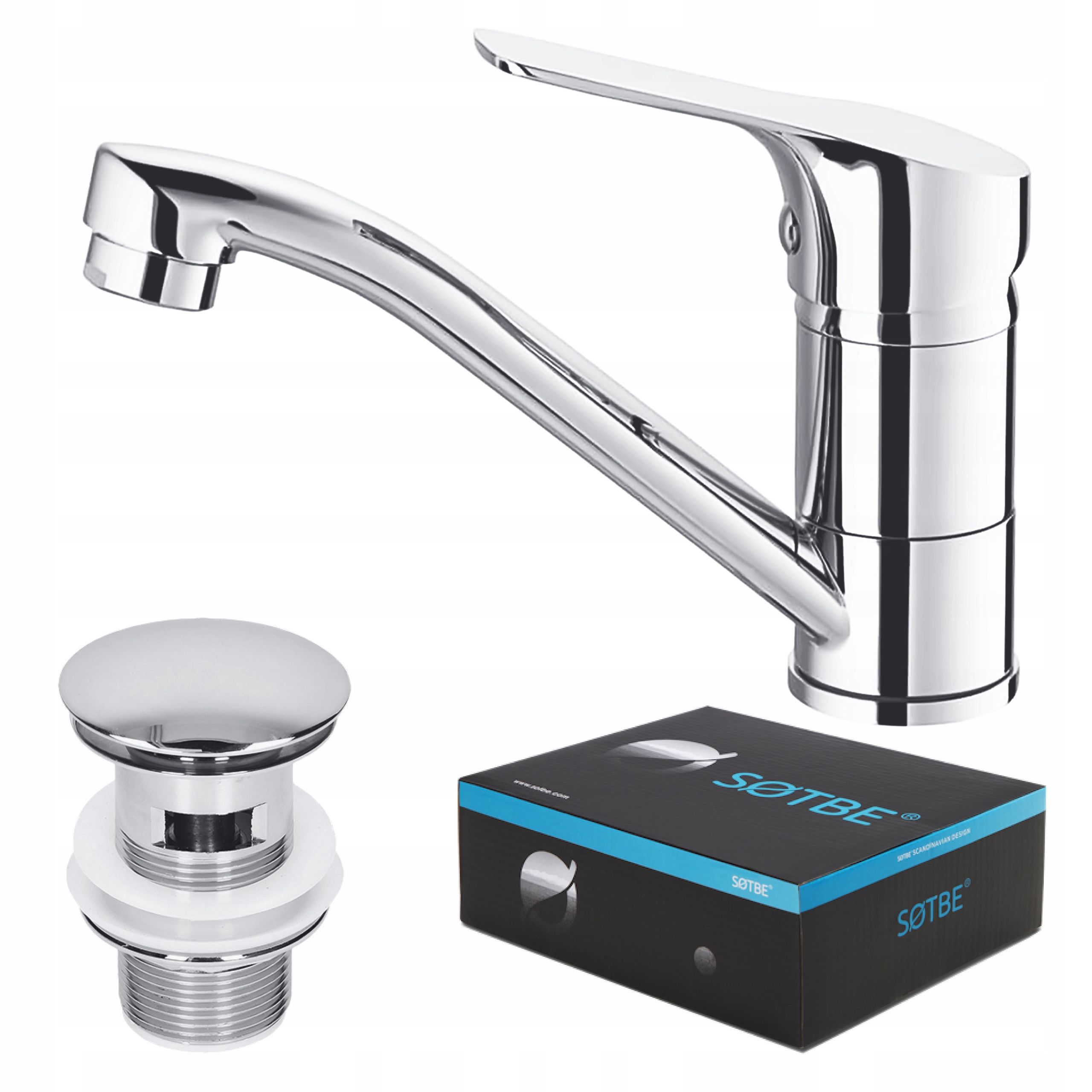 Batéria do umývadla otočná Vodovodná batéria s výpustom GAU-SSR-20223283