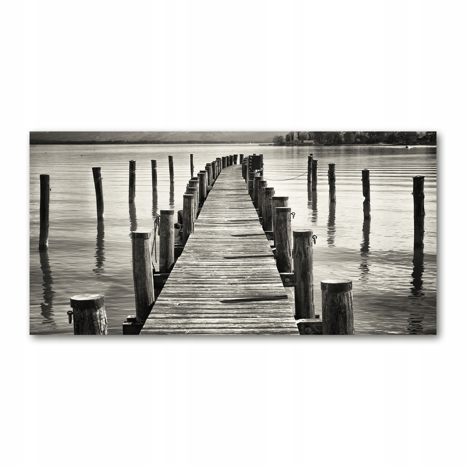 

Foto obraz akryl zdjęcie Drewniane molo 120X60 cm