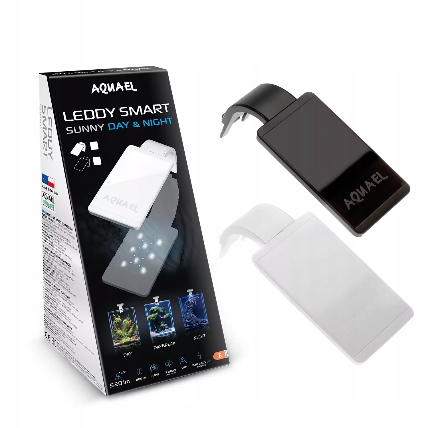 Aquael Leddy Smart 4,8W Sunny D&n Czarny