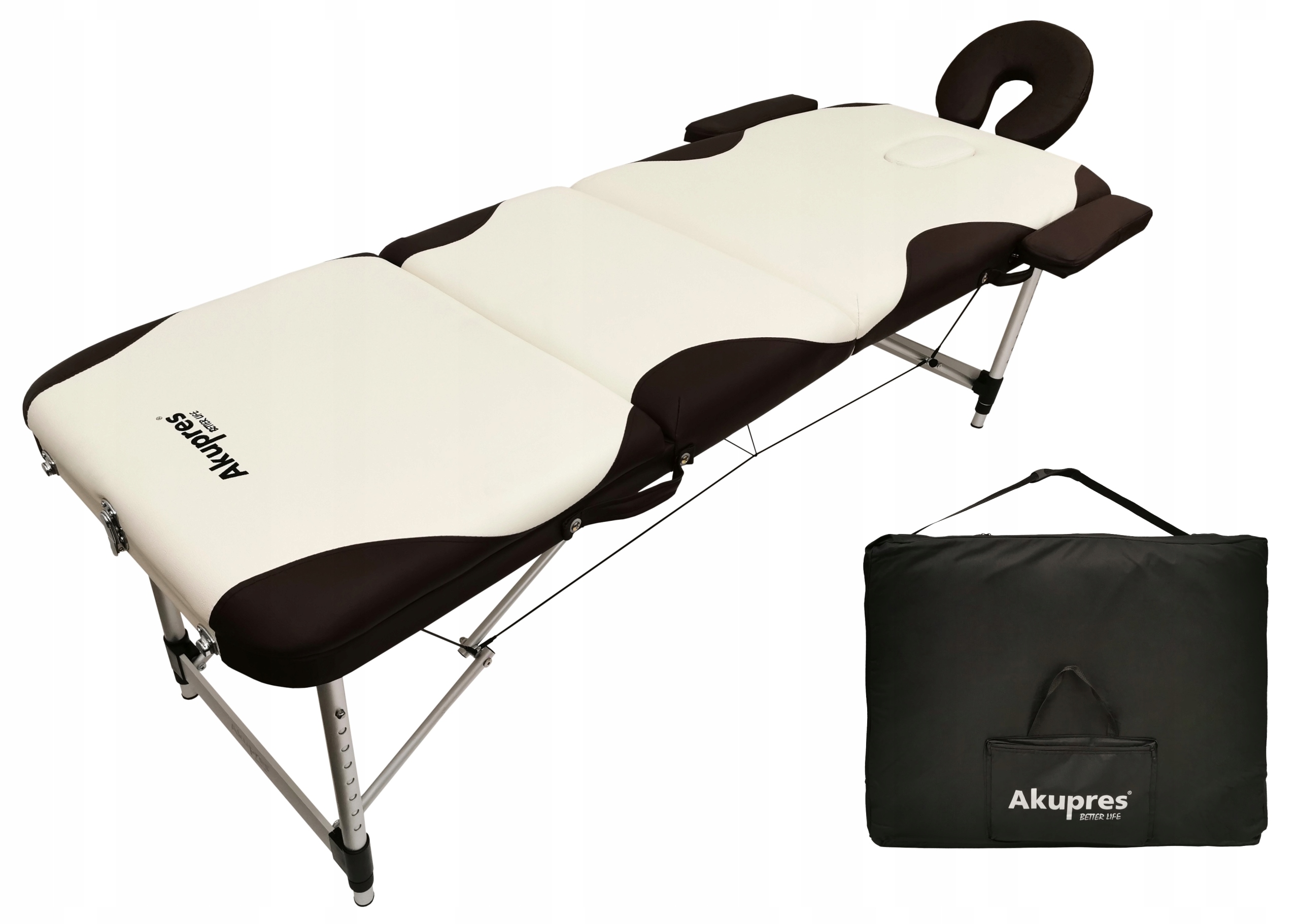 3 Segmentowy Łóżko Stół Do Masażu Aurora Składany Przenośny Torba Akupres