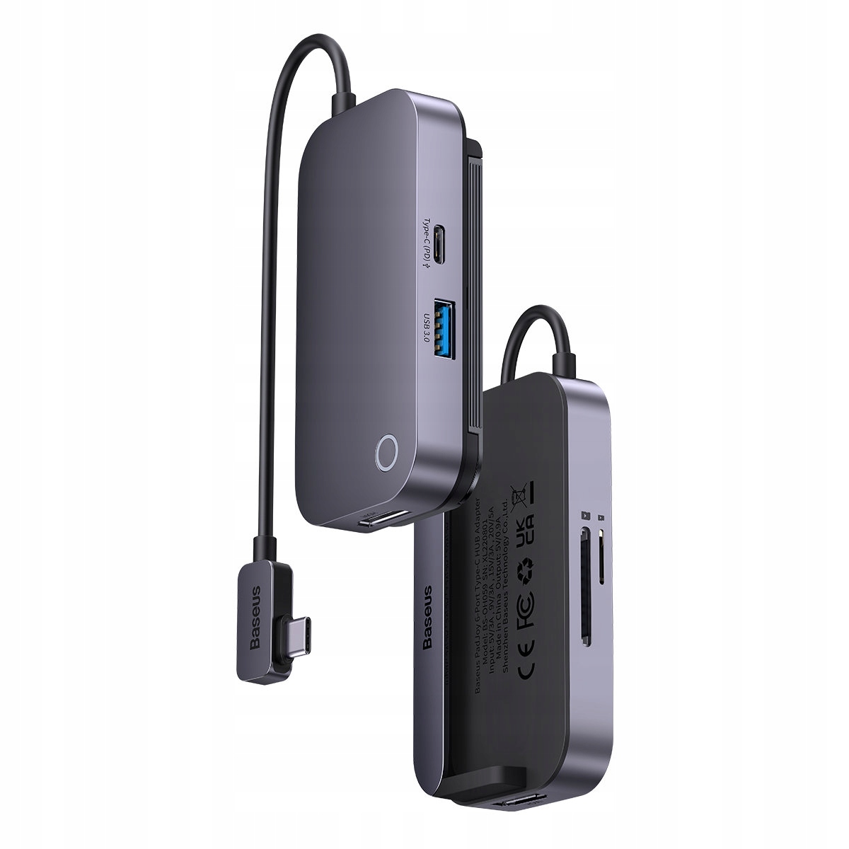 Baseus PadJoy Univerzální Usb Hub 6v1 Pro Tablet/chytrý Telefon Kabel Usb C