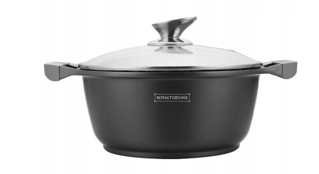 

Garnek Royalty Line z powłoką marmurową 30cm 7L